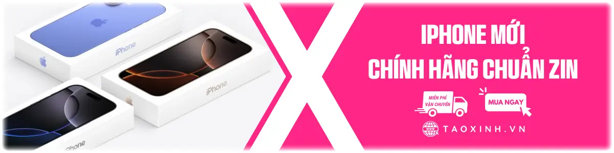 iPhone mới chính hãng 100% giá tốt nhất hôm nay tại Táo Xinh