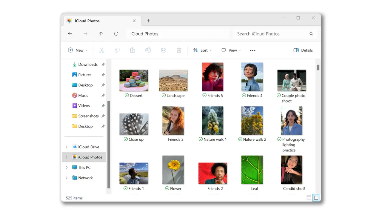 iCloud Photos mang đến khả năng quản lý và chia sẻ thư viện media trực quan trên nhiều thiết bị.