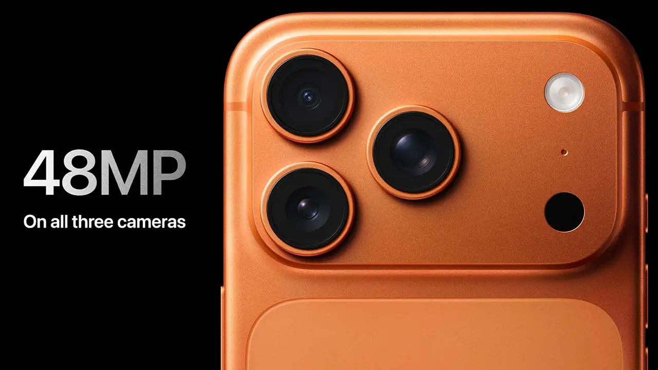 Hệ thống camera trên iPhone 17 Pro và iPhone 17 Pro Max được nâng cấp toàn diện trên cả 3 ống kính.