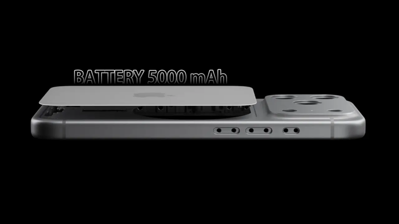 iPhone 17 Pro Max được trang bị pin 5000 mAh