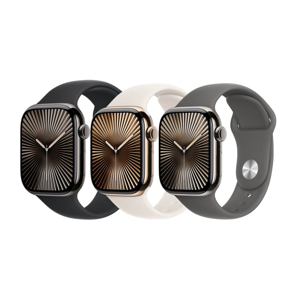 Apple Watch Series 10 42mm 46mm GPS + Cellular viền titan dây cao su đầy đủ màu các mã LL/A, ZA/A, ZP/A, VN/A