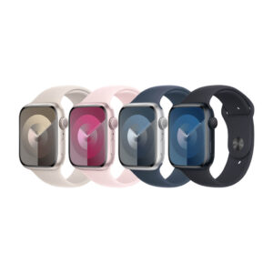 Apple Watch Series 9 41mm 45mm GPS viền nhôm dây cao su đầy đủ màu các mã LL/A, ZA/A, ZP/A, VN/A